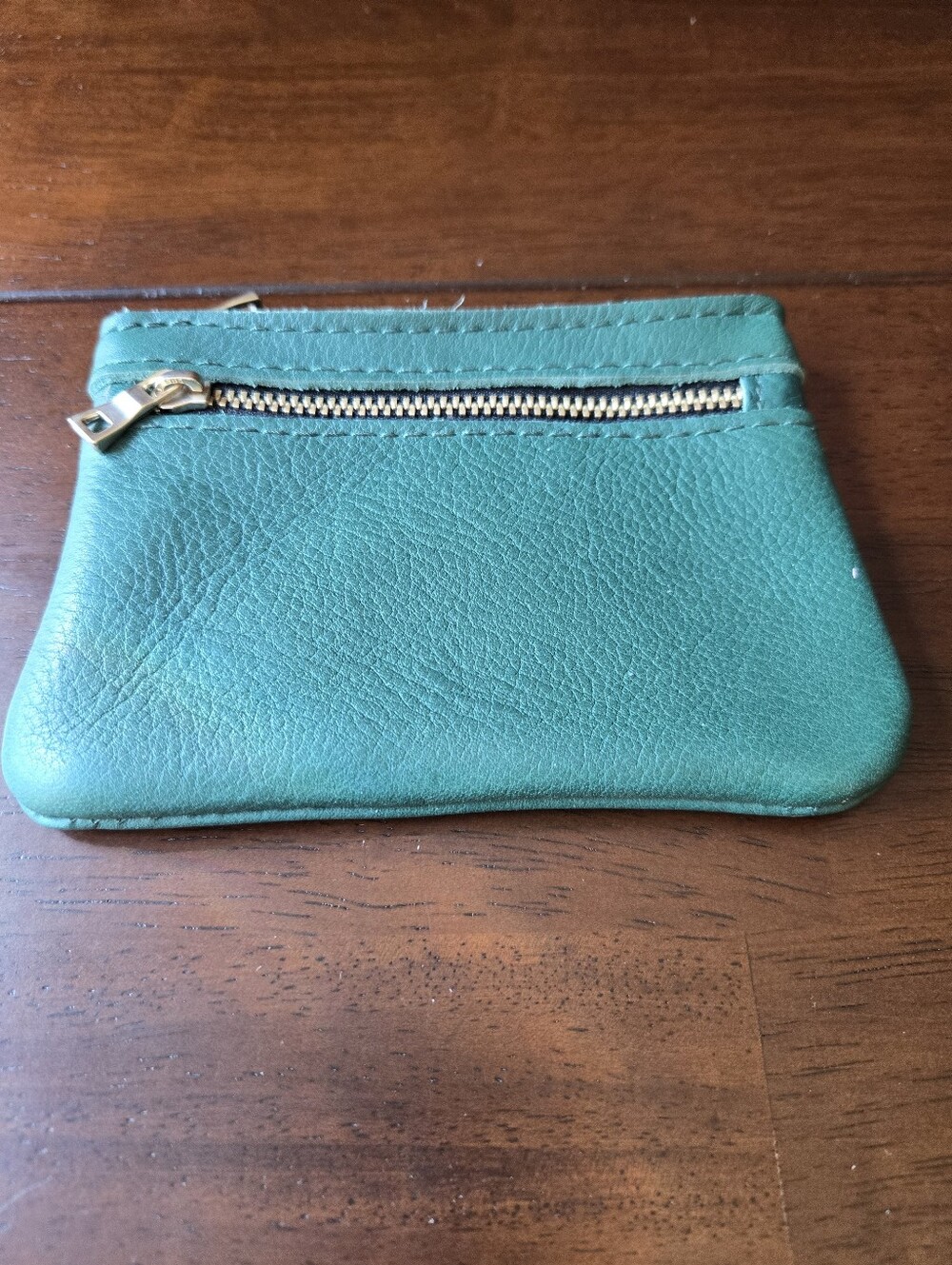 Portland Leather Goods Two-Zip Wallet in Bacalar.